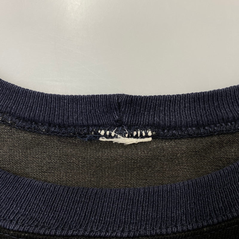 【中古品】【メンズ】 USED VANDERBILT RAGLAN SLEEVE RINGERNECK TEE ラグラン スリーブ リンガーネック Tシャツ トップス 半袖 146-260717-cs-19-izu サイズ：不明 カラー：ブラック×イエロー系 万代Net店