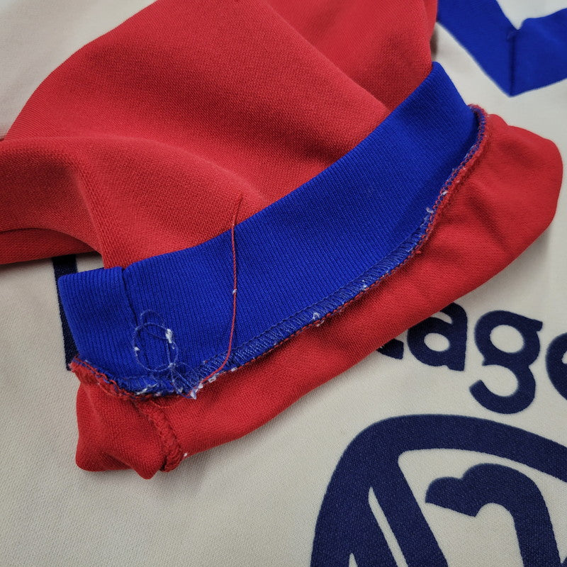 【中古品】【メンズ】 RUSSELL ラッセル VNECK RINGERNECK TEE Vネック リンガーネック Tシャツ 半袖 金タグ初期 USA製 146-260801-as-17-izu サイズ：L カラー：マルチカラー 万代Net店