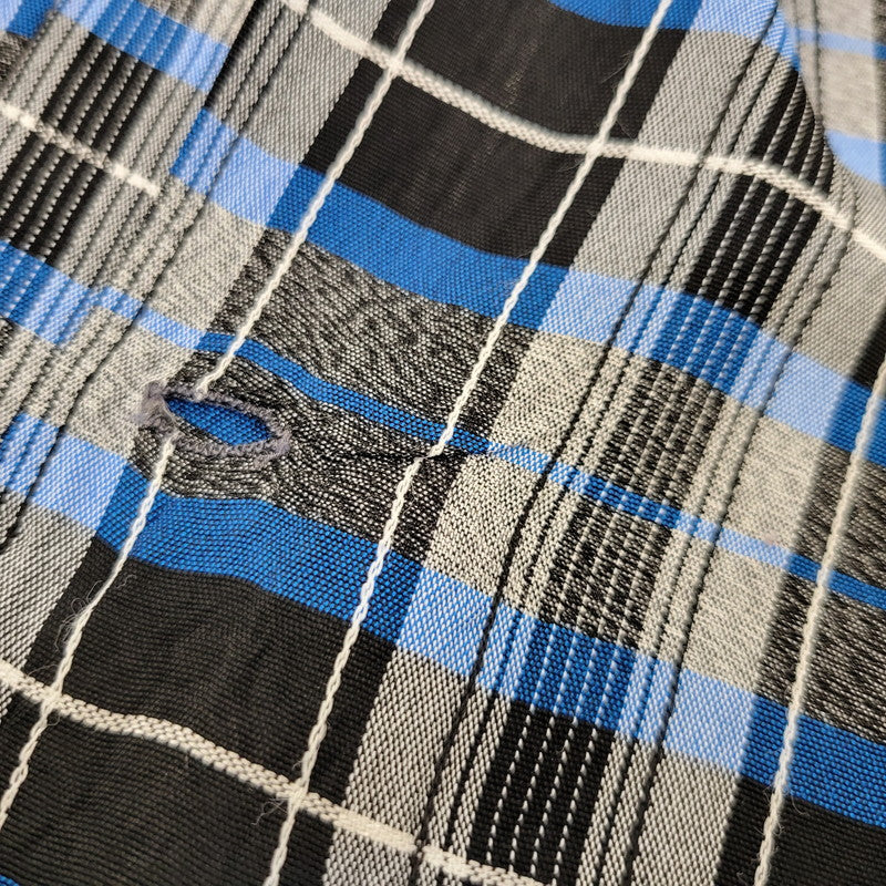 【中古品】【メンズ】 PILGRIM ピルグリム OPEN COLLAR S/S CHECK SHIRT オープンカラー チェックシャツ 半袖 円タグ 146-260713-as-03-izu サイズ：M カラー：マルチカラー 万代Net店