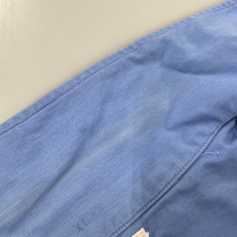 【中古品】【メンズ】 SIMPSON'S シンプソンズ FLIGHT-WEAVE フライトウィーブ POPLIN ポプリン 60’S EPAULET SS SHIRT エポーレット ショートスリーブ シャツ トップス 半袖 146-260717-cs-23-izu サイズ：不明 カラー：ブルー 万代Net店