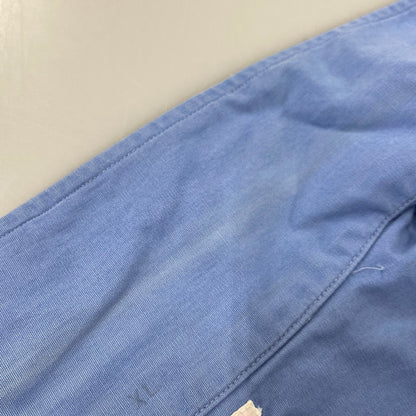 【中古品】【メンズ】 SIMPSON'S シンプソンズ FLIGHT-WEAVE フライトウィーブ POPLIN ポプリン 60’S EPAULET SS SHIRT エポーレット ショートスリーブ シャツ トップス 半袖 146-260717-cs-23-izu サイズ：不明 カラー：ブルー 万代Net店