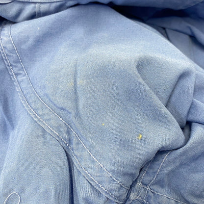 【中古品】【メンズ】 SIMPSON'S シンプソンズ FLIGHT-WEAVE フライトウィーブ POPLIN ポプリン 60’S EPAULET SS SHIRT エポーレット ショートスリーブ シャツ トップス 半袖 146-260717-cs-23-izu サイズ：不明 カラー：ブルー 万代Net店
