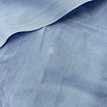 【中古品】【メンズ】 SIMPSON'S シンプソンズ FLIGHT-WEAVE フライトウィーブ POPLIN ポプリン 60’S EPAULET SS SHIRT エポーレット ショートスリーブ シャツ トップス 半袖 146-260717-cs-23-izu サイズ：不明 カラー：ブルー 万代Net店