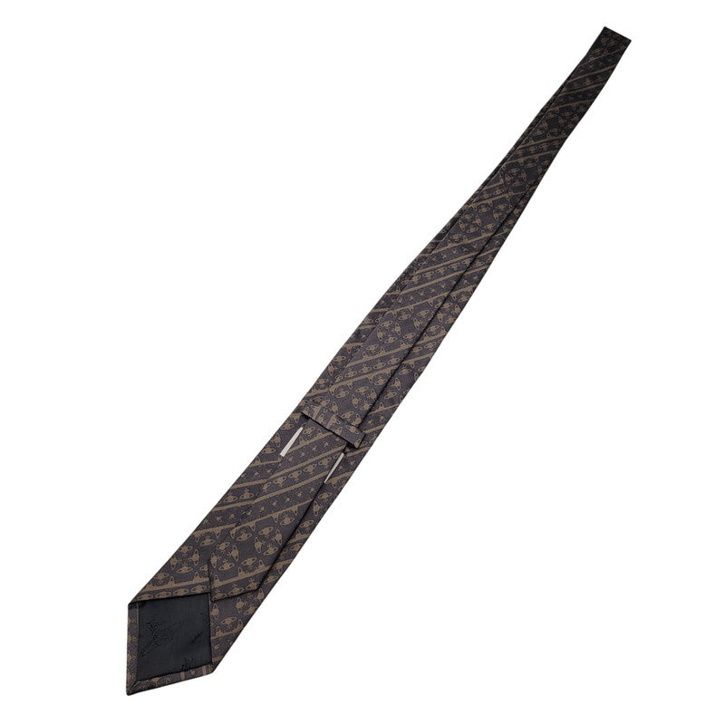【中古品】【メンズ】 VIVIENNE WESTWOOD ヴィヴィアンウエストウッド SILK NECKTIE シルク ネクタイ 208-260715-ya-07-izu カラー：グレー系 万代Net店
