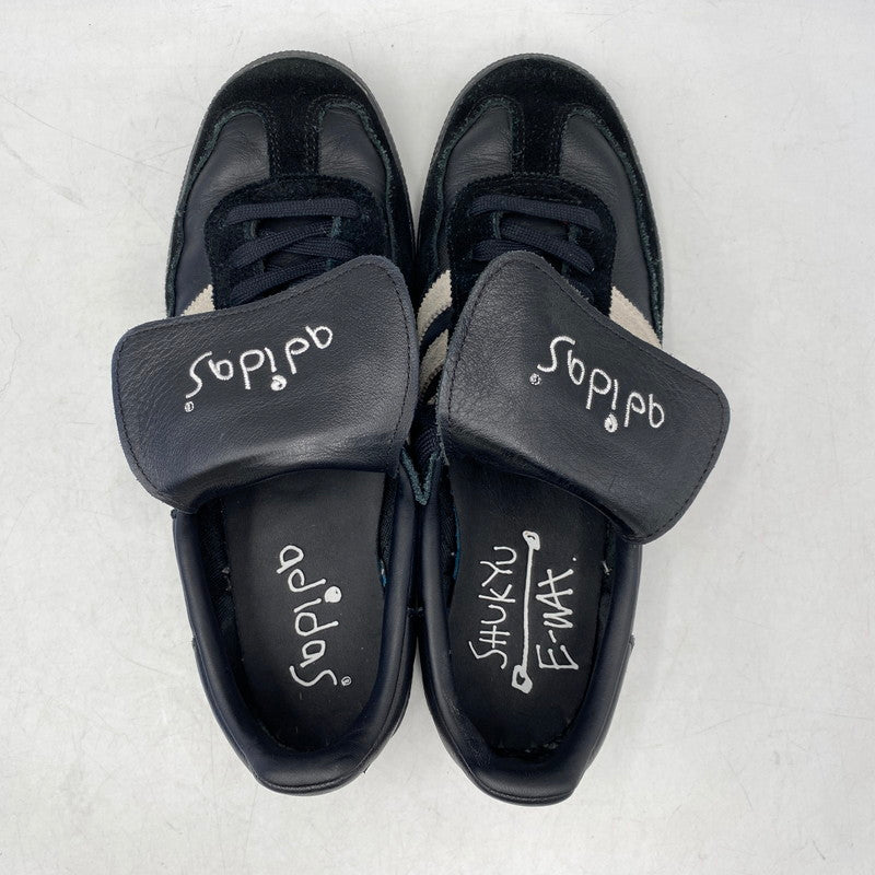 【中古品】【メンズ】 ADIDAS アディダス × SHUKYU シュウキュウ × E-WAX イーワックス HP6695 HANDBALL SPEZIAL ハンドボール スペツィアル スニーカー 靴 161-260713-kh-04-izu サイズ：27 カラー：CBLK/FWHT/CBLK 万代Net店