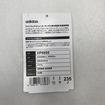 【中古品】【レディース】 ADIDAS アディダス × SHUKYU シュウキュウ × E-WAX イーワックス HP6695 HANDBALL SPEZIAL ハンドボール スペツィアル スニーカー 靴 166-260713-kh-03-izu サイズ：23.5 カラー：CBLK/FWHT/CBLK 万代Net店
