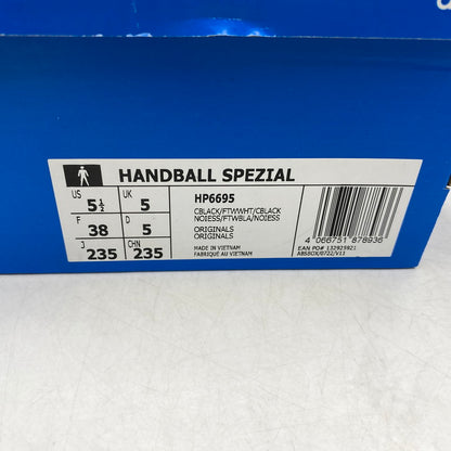 【中古品】【レディース】 ADIDAS アディダス × SHUKYU シュウキュウ × E-WAX イーワックス HP6695 HANDBALL SPEZIAL ハンドボール スペツィアル スニーカー 靴 166-260713-kh-03-izu サイズ：23.5 カラー：CBLK/FWHT/CBLK 万代Net店