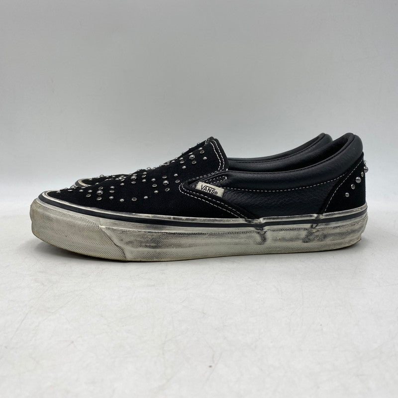 【中古品】【メンズ】 VANS バンズ VN000D9PBKA PREMIUM CLASSIC SLIP-ON PEARLIZED PACK プレミアム クラシック スリップオン パールライズド パック スニーカー 靴 162-260713-kh-06-izu サイズ：28 カラー：ブラック 万代Net店