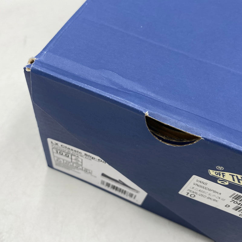 【中古品】【メンズ】 VANS バンズ VN000D9PBKA PREMIUM CLASSIC SLIP-ON PEARLIZED PACK プレミアム クラシック スリップオン パールライズド パック スニーカー 靴 162-260713-kh-06-izu サイズ：28 カラー：ブラック 万代Net店