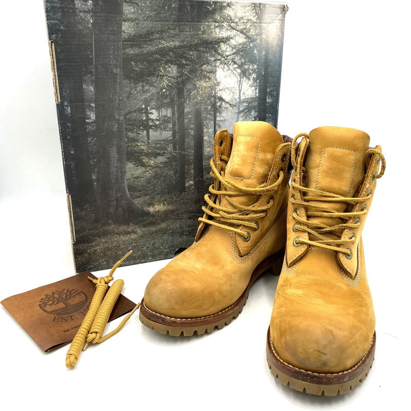 【中古品】【メンズ/レディース】 TIMBERLAND ティンバーランド TB0A1P5S VINTAGE 6 INCH BOOT 6インチ ブーツ 靴 164-260713-kh-09-izu サイズ：25.5 カラー：ブラウン 万代Net店
