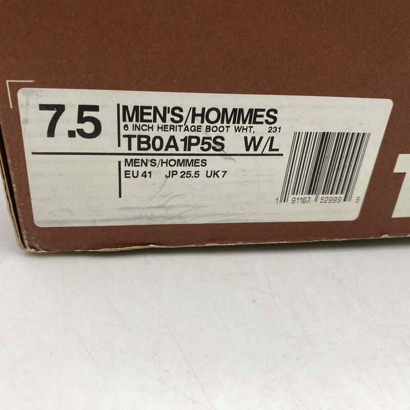 【中古品】【メンズ/レディース】 TIMBERLAND ティンバーランド TB0A1P5S VINTAGE 6 INCH BOOT 6インチ ブーツ 靴 164-260713-kh-09-izu サイズ：25.5 カラー：ブラウン 万代Net店