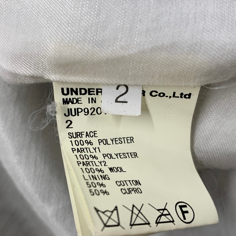 【中古品】【メンズ】 JOHN UNDERCOVER ジョンアンダーカバー JUP9201 15SS SOUVENIR JACKET スーベニア ジャケット アウター 140-260712-ya-01-izu サイズ：2 カラー：ブラック×ホワイト 万代Net店