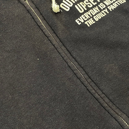 【現状渡し品】【メンズ】 WACKO MARIA ワコマリア MARIA PRINT ZIP HOODIE マリアプリント ジップ フーディー パーカー 142-260718-as-04-izu サイズ：M カラー：ブラック 万代Net店