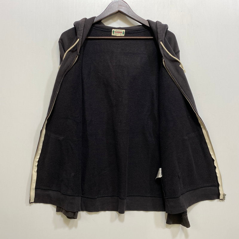 【現状渡し品】【メンズ】 WACKO MARIA ワコマリア MARIA PRINT ZIP HOODIE マリアプリント ジップ フーディー パーカー 142-260718-as-04-izu サイズ：M カラー：ブラック 万代Net店