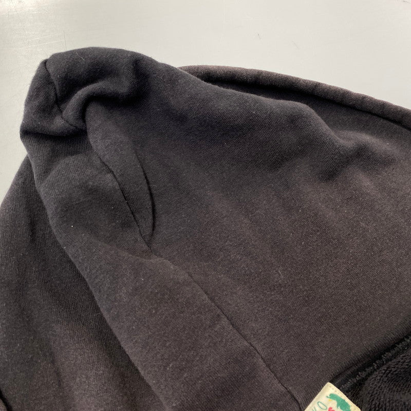 【現状渡し品】【メンズ】 WACKO MARIA ワコマリア MARIA PRINT ZIP HOODIE マリアプリント ジップ フーディー パーカー 142-260718-as-04-izu サイズ：M カラー：ブラック 万代Net店