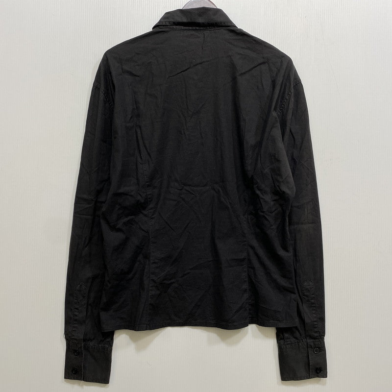 【中古品】【メンズ】 J&ANS DOLCE & GABBANA ジーンズ ドルチェアンドガッバーナ イタリア製 DRESS SHIRT ドレス シャツ トップス 長袖 141-260717-cs-22-izu サイズ：M カラー：ブラック 万代Net店