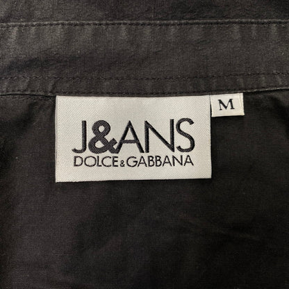 【中古品】【メンズ】 J&ANS DOLCE & GABBANA ジーンズ ドルチェアンドガッバーナ イタリア製 DRESS SHIRT ドレス シャツ トップス 長袖 141-260717-cs-22-izu サイズ：M カラー：ブラック 万代Net店