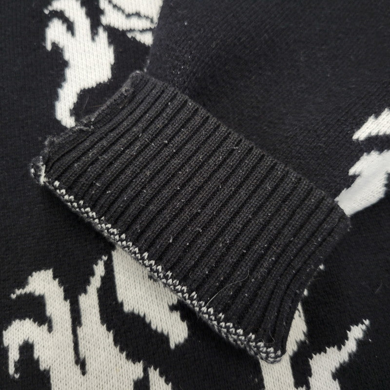 【中古品】【メンズ】 HUF ハフ TWIN DRAGON CARDIGAN KN00466 ツイン ドラゴン カーディガン 142-260713-as-06-izu サイズ：XL カラー：ブラック 万代Net店
