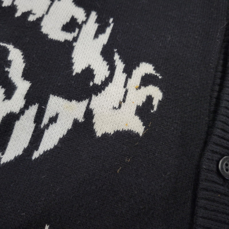 【中古品】【メンズ】 HUF ハフ TWIN DRAGON CARDIGAN KN00466 ツイン ドラゴン カーディガン 142-260713-as-06-izu サイズ：XL カラー：ブラック 万代Net店