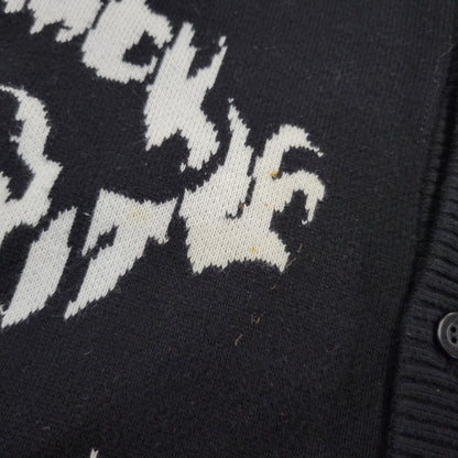 【中古品】【メンズ】 HUF ハフ TWIN DRAGON CARDIGAN KN00466 ツイン ドラゴン カーディガン 142-260713-as-06-izu サイズ：XL カラー：ブラック 万代Net店