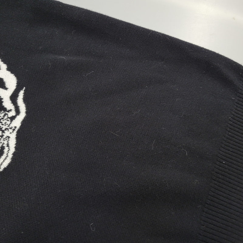 【中古品】【メンズ】 HUF ハフ TWIN DRAGON CARDIGAN KN00466 ツイン ドラゴン カーディガン 142-260713-as-06-izu サイズ：XL カラー：ブラック 万代Net店
