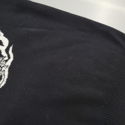【中古品】【メンズ】 HUF ハフ TWIN DRAGON CARDIGAN KN00466 ツイン ドラゴン カーディガン 142-260713-as-06-izu サイズ：XL カラー：ブラック 万代Net店