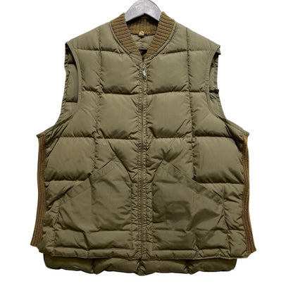 【現状渡し品】【メンズ】 COMFY コンフィ QUILTING DOWN VEST キルティング ダウンベスト 146-260718-as-02-izu サイズ：L カラー：カーキ 万代Net店
