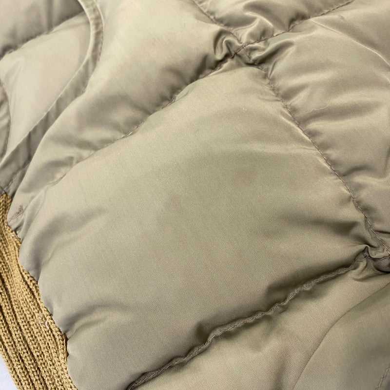 【現状渡し品】【メンズ】 COMFY コンフィ QUILTING DOWN VEST キルティング ダウンベスト 146-260718-as-02-izu サイズ：L カラー：カーキ 万代Net店
