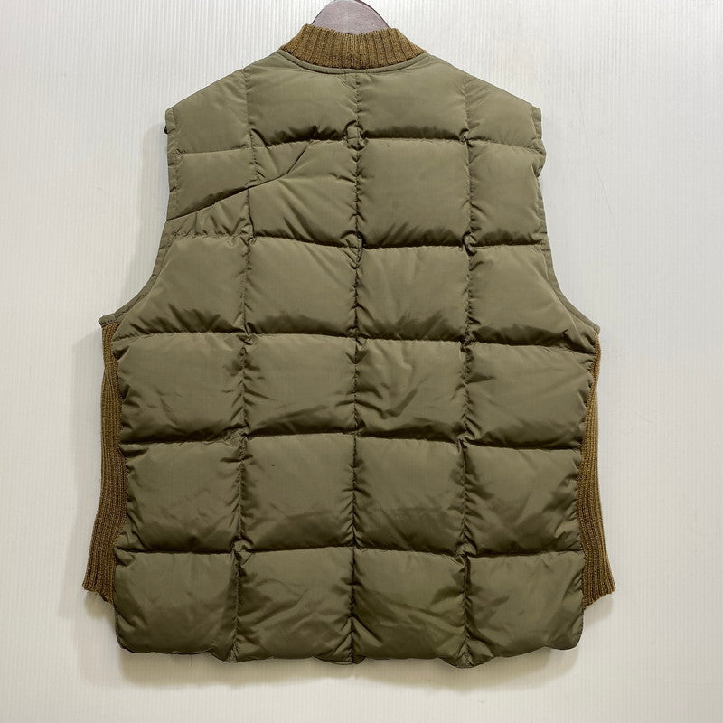 【現状渡し品】【メンズ】 COMFY コンフィ QUILTING DOWN VEST キルティング ダウンベスト 146-260718-as-02-izu サイズ：L カラー：カーキ 万代Net店
