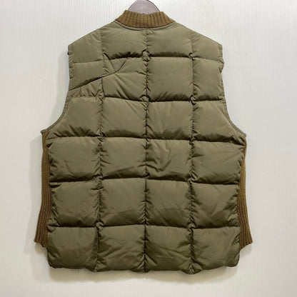 【現状渡し品】【メンズ】 COMFY コンフィ QUILTING DOWN VEST キルティング ダウンベスト 146-260718-as-02-izu サイズ：L カラー：カーキ 万代Net店