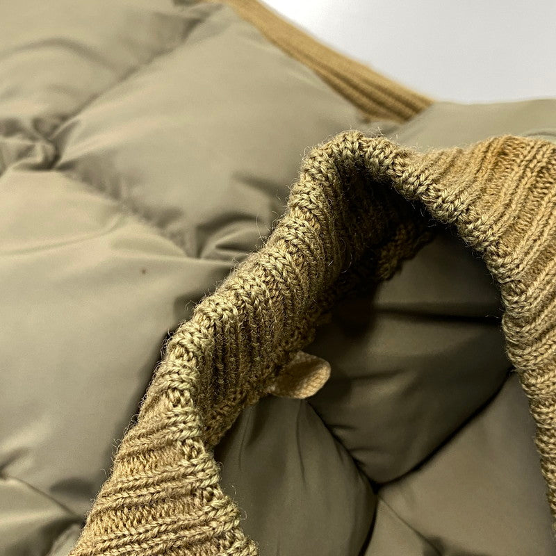 【現状渡し品】【メンズ】 COMFY コンフィ QUILTING DOWN VEST キルティング ダウンベスト 146-260718-as-02-izu サイズ：L カラー：カーキ 万代Net店