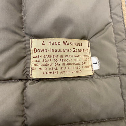 【現状渡し品】【メンズ】 COMFY コンフィ QUILTING DOWN VEST キルティング ダウンベスト 146-260718-as-02-izu サイズ：L カラー：カーキ 万代Net店