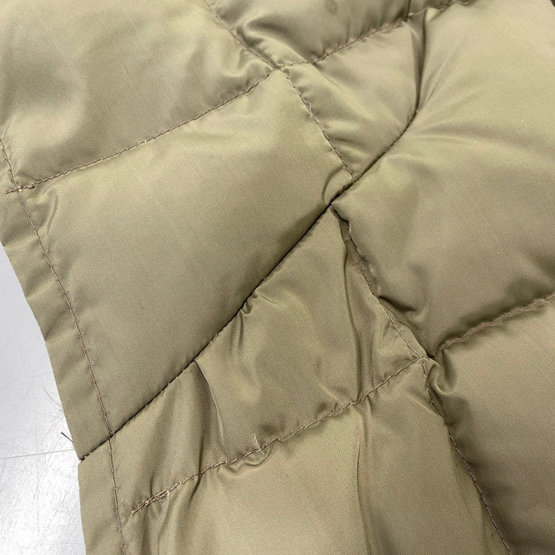 【現状渡し品】【メンズ】 COMFY コンフィ QUILTING DOWN VEST キルティング ダウンベスト 146-260718-as-02-izu サイズ：L カラー：カーキ 万代Net店