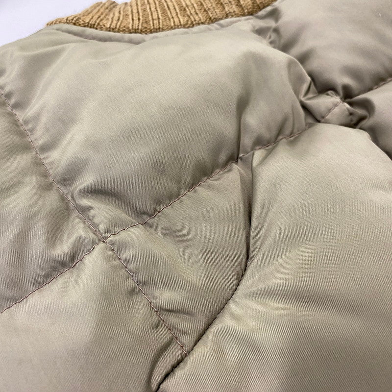 【現状渡し品】【メンズ】 COMFY コンフィ QUILTING DOWN VEST キルティング ダウンベスト 146-260718-as-02-izu サイズ：L カラー：カーキ 万代Net店