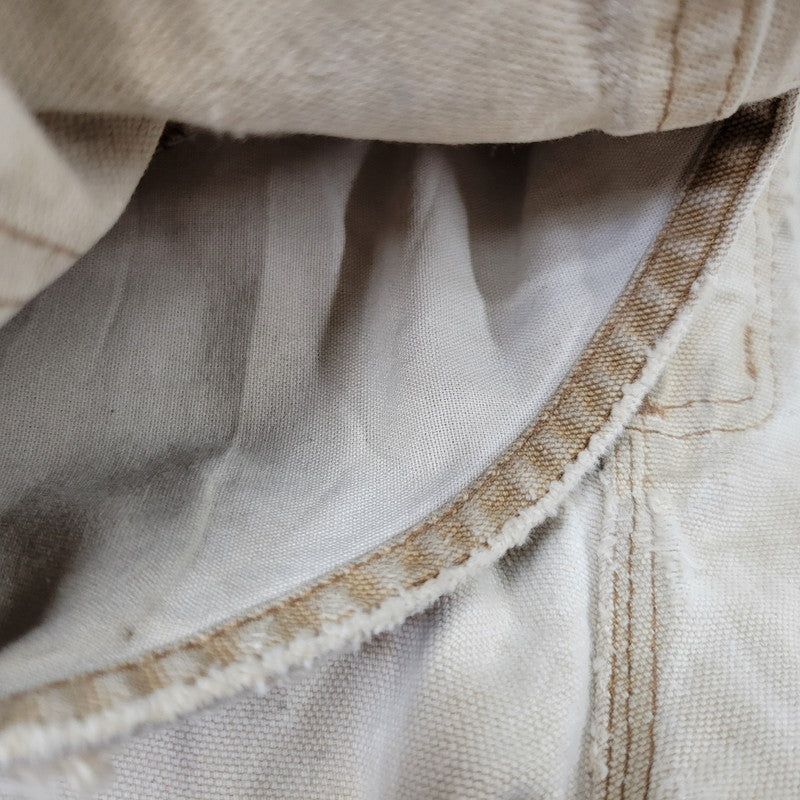 【現状渡し品】【メンズ】 CARHARTT カーハート B11 BRN USA製 DUNGAREE FIT DUCK PAINTER PANTS ダンガリー フィット ダック ペインター パンツ ボトムス 157-260716-kh-27-izu サイズ：32×30 カラー：ベージュ系 万代Net店