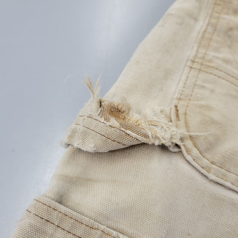 【現状渡し品】【メンズ】 CARHARTT カーハート B11 BRN USA製 DUNGAREE FIT DUCK PAINTER PANTS ダンガリー フィット ダック ペインター パンツ ボトムス 157-260716-kh-27-izu サイズ：32×30 カラー：ベージュ系 万代Net店