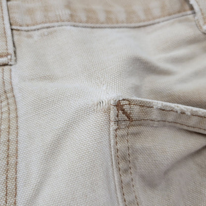 【現状渡し品】【メンズ】 CARHARTT カーハート B11 BRN USA製 DUNGAREE FIT DUCK PAINTER PANTS ダンガリー フィット ダック ペインター パンツ ボトムス 157-260716-kh-27-izu サイズ：32×30 カラー：ベージュ系 万代Net店