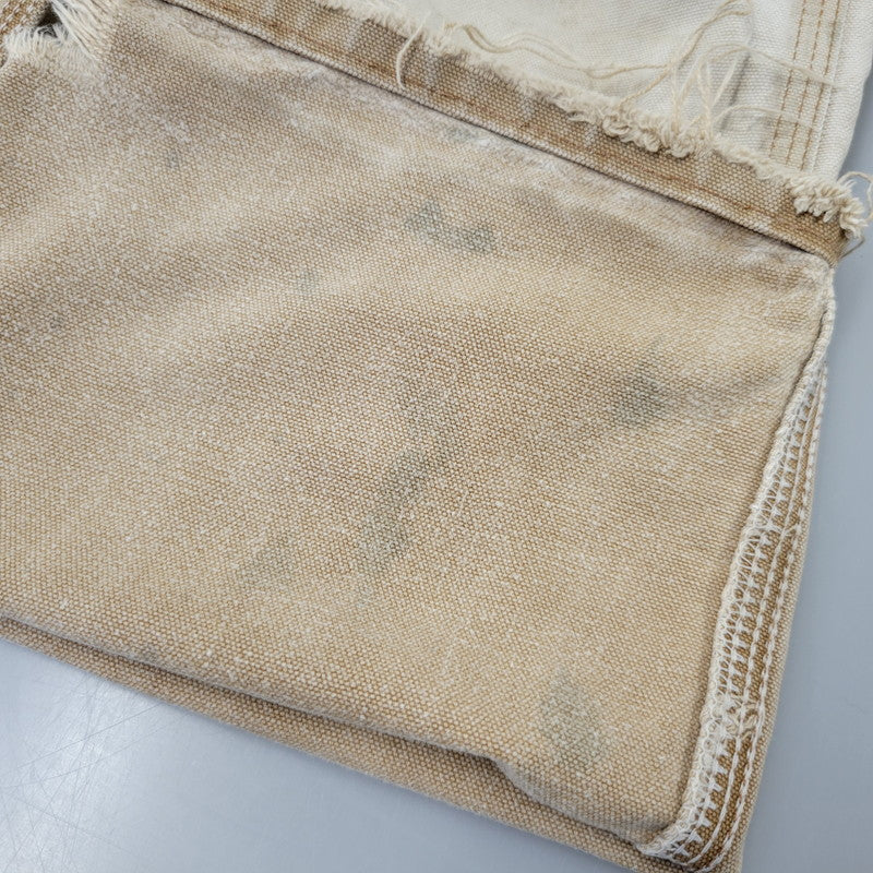 【現状渡し品】【メンズ】 CARHARTT カーハート B11 BRN USA製 DUNGAREE FIT DUCK PAINTER PANTS ダンガリー フィット ダック ペインター パンツ ボトムス 157-260716-kh-27-izu サイズ：32×30 カラー：ベージュ系 万代Net店
