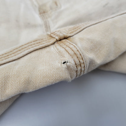 【現状渡し品】【メンズ】 CARHARTT カーハート B11 BRN USA製 DUNGAREE FIT DUCK PAINTER PANTS ダンガリー フィット ダック ペインター パンツ ボトムス 157-260716-kh-27-izu サイズ：32×30 カラー：ベージュ系 万代Net店