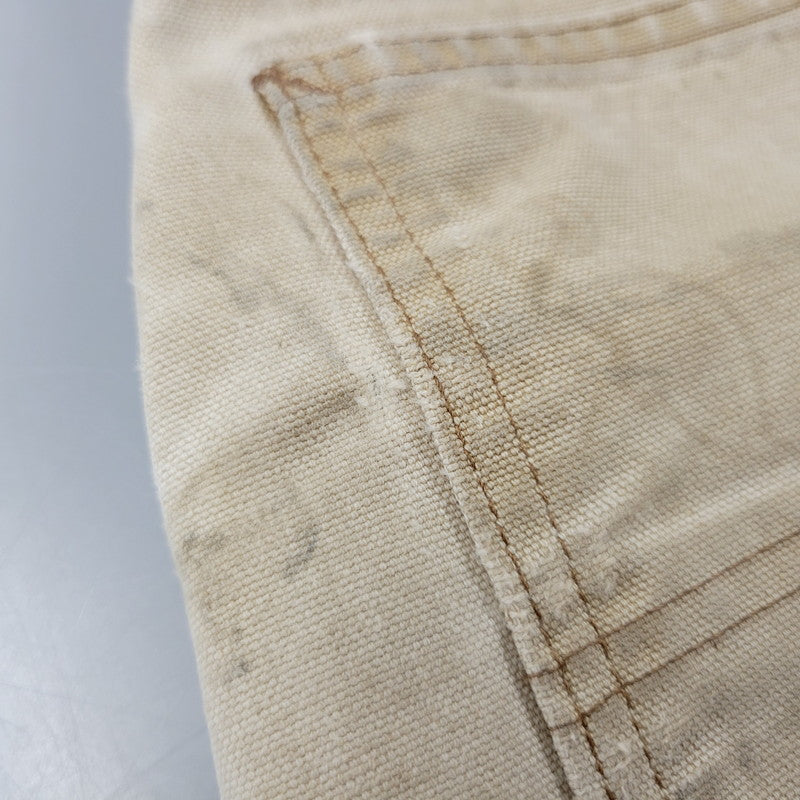 【現状渡し品】【メンズ】 CARHARTT カーハート B11 BRN USA製 DUNGAREE FIT DUCK PAINTER PANTS ダンガリー フィット ダック ペインター パンツ ボトムス 157-260716-kh-27-izu サイズ：32×30 カラー：ベージュ系 万代Net店