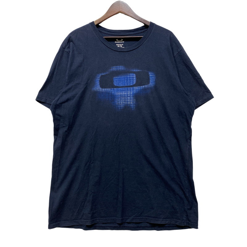 【中古品】【メンズ】 OAKLEY オークリー SS TEE ショートスリーブ Tシャツ 半袖 トップス 146-260721-as-21-izu サイズ：XL カラー：ネイビー 万代Net店