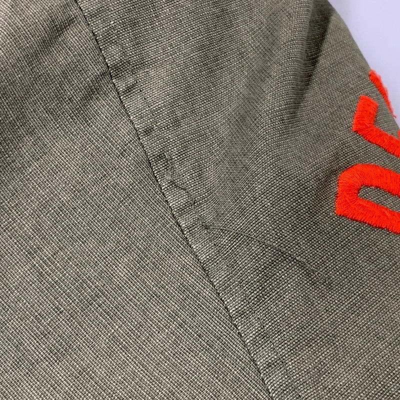 【現状渡し品】【メンズ】 DEUS EX MACHINA デウス エクス マキナ DMP967780 "DEUS EX MACHINA MOTORCYCLES" COACH JACKET コーチ ジャケット アウター 142-260718-yn-12-izu サイズ：S カラー：カーキ/オレンジ 万代Net店