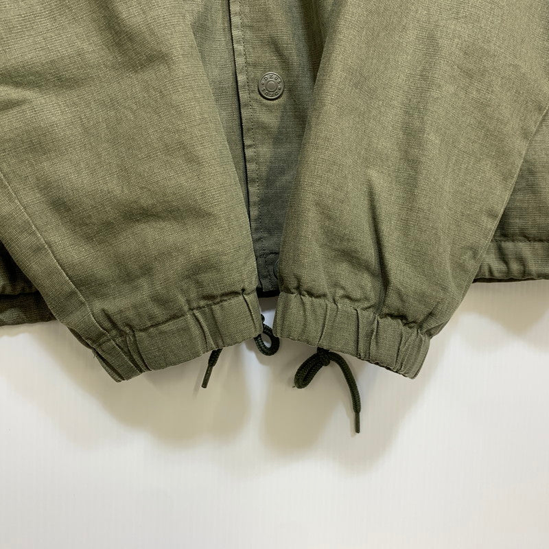 【現状渡し品】【メンズ】 DEUS EX MACHINA デウス エクス マキナ DMP967780 "DEUS EX MACHINA MOTORCYCLES" COACH JACKET コーチ ジャケット アウター 142-260718-yn-12-izu サイズ：S カラー：カーキ/オレンジ 万代Net店