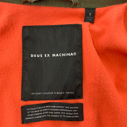 【現状渡し品】【メンズ】 DEUS EX MACHINA デウス エクス マキナ DMP967780 "DEUS EX MACHINA MOTORCYCLES" COACH JACKET コーチ ジャケット アウター 142-260718-yn-12-izu サイズ：S カラー：カーキ/オレンジ 万代Net店