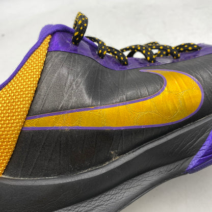 【現状渡し品】【メンズ】 NIKE ナイキ 386430-071 ZOOM KOBE 5 X LAKERS AWAY ズーム コービー レイカーズ スニーカー 靴 160-260713-kh-08-izu サイズ：27.5 カラー：BLACK/DEL SOL-VARSITY PURPLE/LAKERS AWAY EDITION 万代Net店