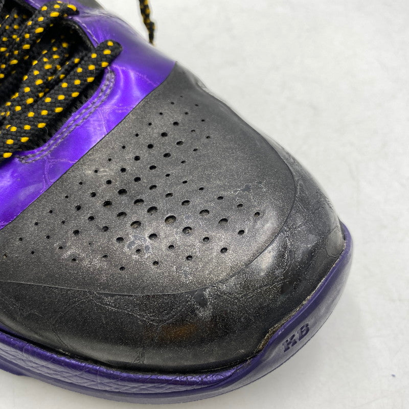 【現状渡し品】【メンズ】 NIKE ナイキ 386430-071 ZOOM KOBE 5 X LAKERS AWAY ズーム コービー レイカーズ スニーカー 靴 160-260713-kh-08-izu サイズ：27.5 カラー：BLACK/DEL SOL-VARSITY PURPLE/LAKERS AWAY EDITION 万代Net店