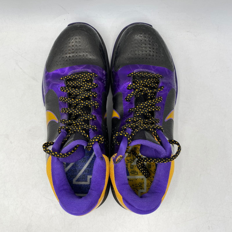 【現状渡し品】【メンズ】 NIKE ナイキ 386430-071 ZOOM KOBE 5 X LAKERS AWAY ズーム コービー レイカーズ スニーカー 靴 160-260713-kh-08-izu サイズ：27.5 カラー：BLACK/DEL SOL-VARSITY PURPLE/LAKERS AWAY EDITION 万代Net店