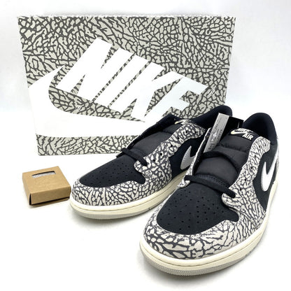 【中古品】【メンズ】 NIKE ナイキ CZ0790-001 AIR JORDAN 1 RETRO LOW OG BLACK CEMENT エア ジョーダン 1 レトロ ロー ブラック セメント スニーカー 靴 160-260713-kh-07-izu サイズ：28.5 カラー：BLACK/MUSLIN-TECH GREY-WHITE 万代Net店