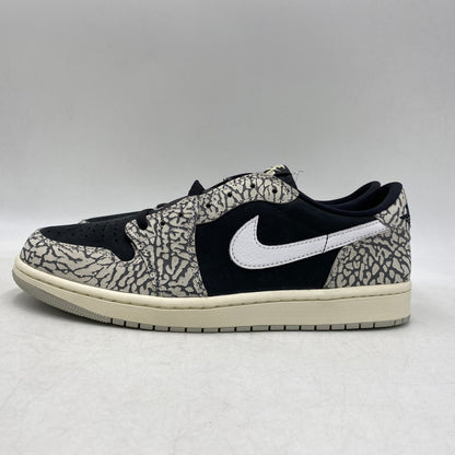 【中古品】【メンズ】 NIKE ナイキ CZ0790-001 AIR JORDAN 1 RETRO LOW OG BLACK CEMENT エア ジョーダン 1 レトロ ロー ブラック セメント スニーカー 靴 160-260713-kh-07-izu サイズ：28.5 カラー：BLACK/MUSLIN-TECH GREY-WHITE 万代Net店