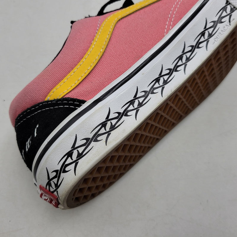 【中古品】【メンズ】 VANS バンズ × SUPREME シュプリーム OLD SKOOL オールドスクール スニーカー シューズ 靴 162-260713-as-01-izu サイズ：28cm カラー：ピンク系 万代Net店